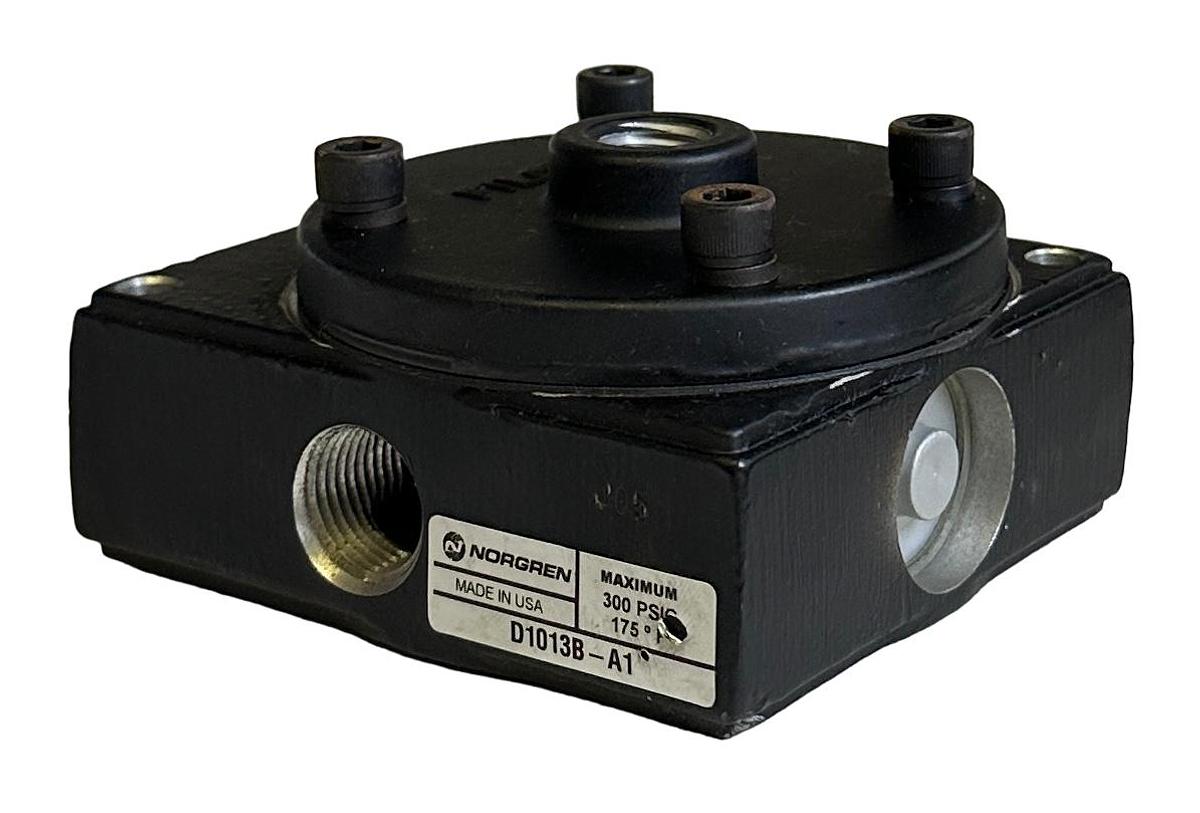 Used NEW NORGREN D1013B-A1 / D1013BA1 PNEUMATIC POPPET VALVE 300PSIG NSNP