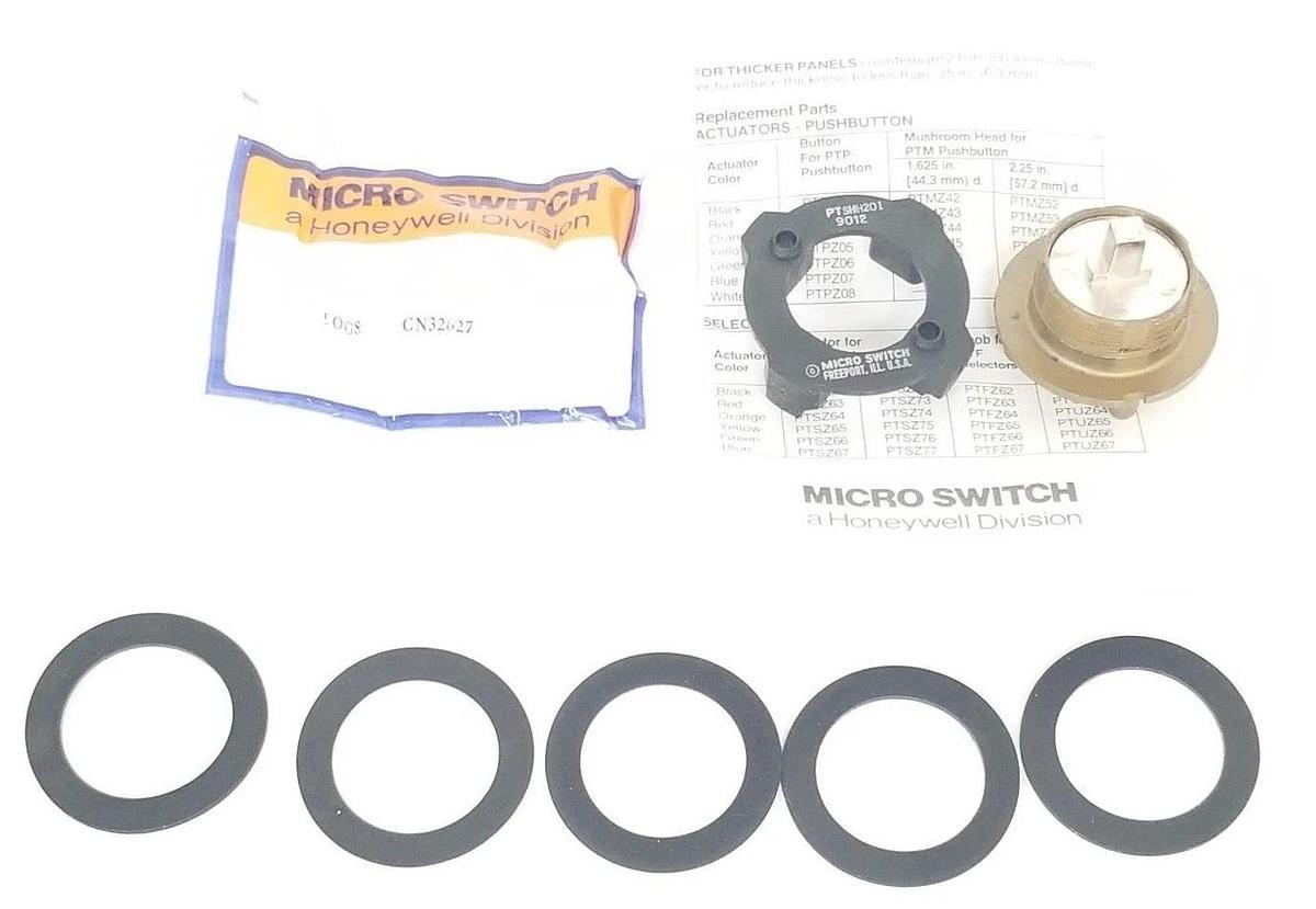 Used LOT OF 2 NIB HONEYWELL MICRO SWITCH PTSHH201 SELECTOR SWITCH, 3POS, PTSHH2019013