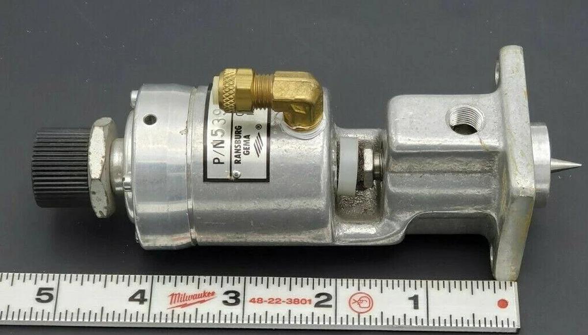 Used RANSBURG GEMA 5393-23 ON-OFF METERING VALVE 539323
