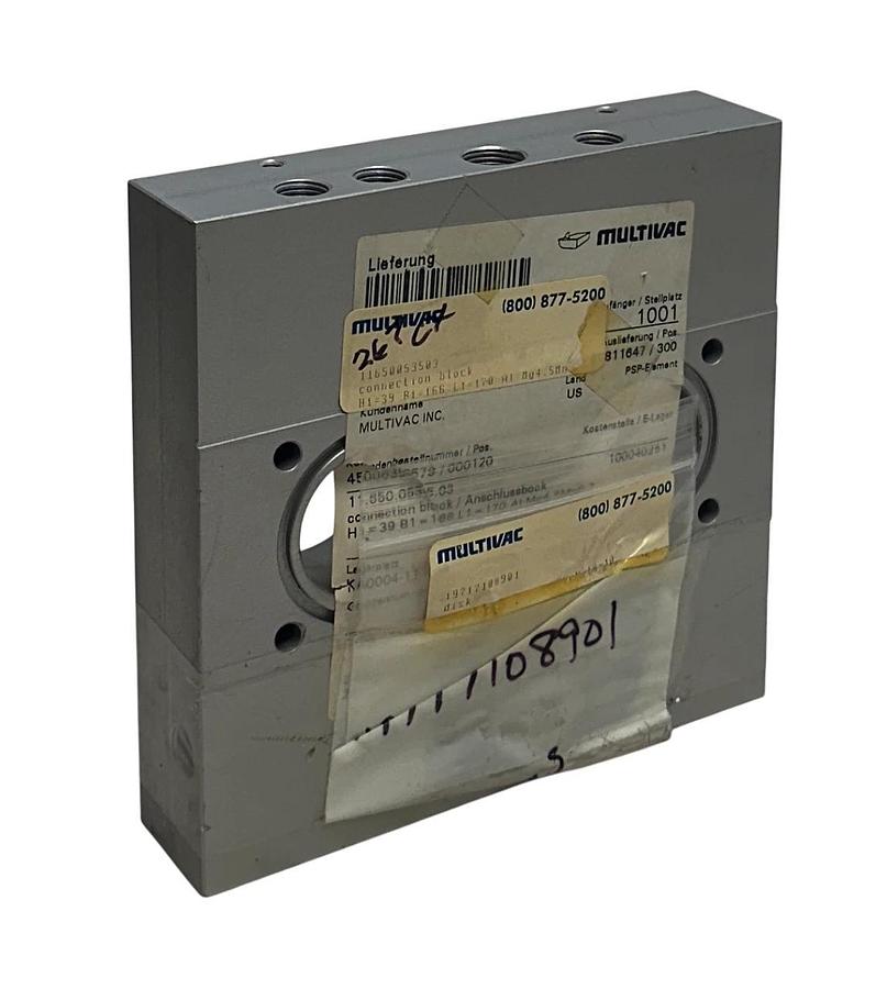 MULTIVAC 11.650.0535.03 / 11650053503 CONNECTION BLOCK H1=39 B1=166 L1=170 NSNP