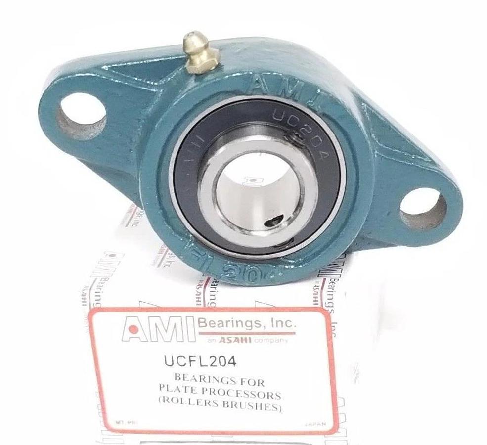 Used NIB AMI BEARINGS INC UCFL204 BEARING FLANGE MOUNT 204X1.5INCH PLATE MAKING