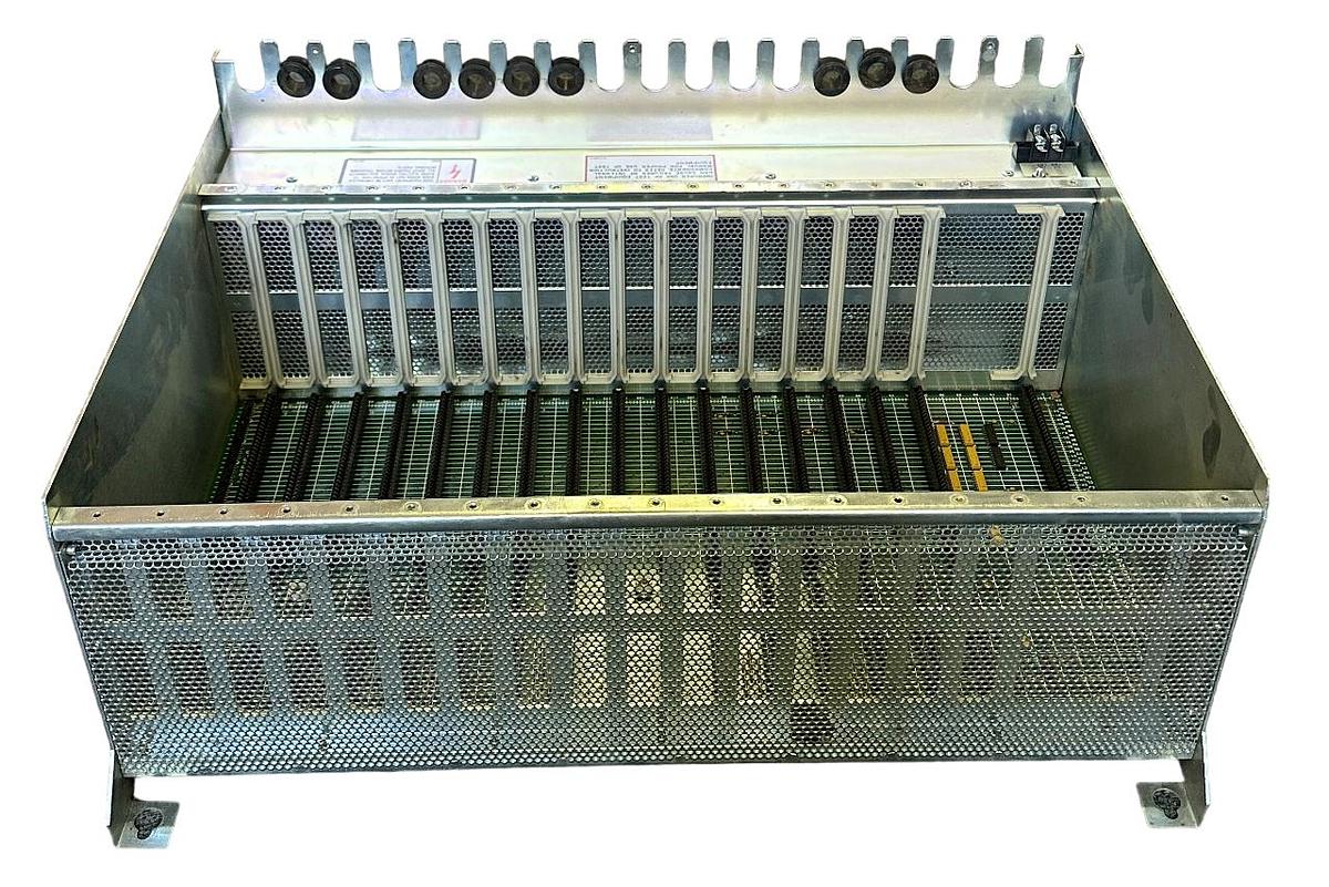 Used RELIANCE ELECTRIC 57C-331 / 57C331 AUTOMAX 16-SLOT RACK 100/120VAC 8/7A 50/60Hz