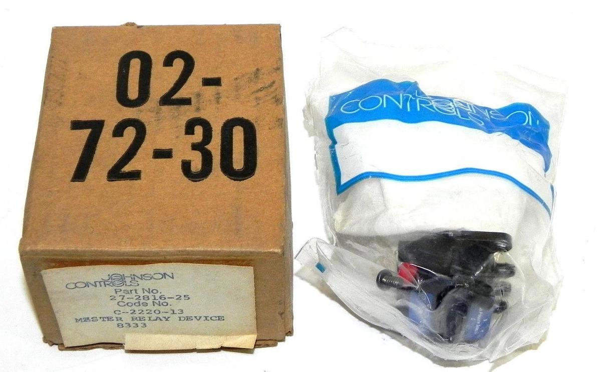 Used NIB JOHNSON CONTROLS C-2220-13 PRESSURE SELECTOR PART NO. 27-2816-25