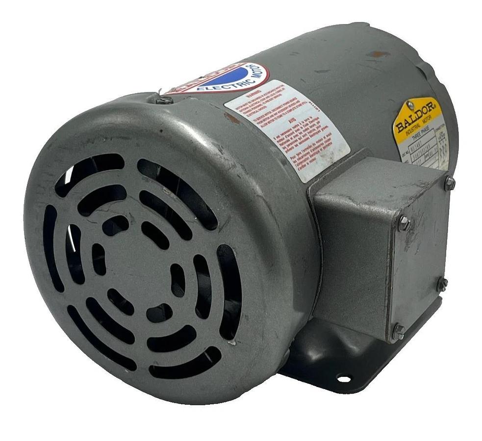 Used Baldor Reliance M3546T General Purpose Motor 1HP, 1725RPM, 3PH, 60Hz, 56T Frame