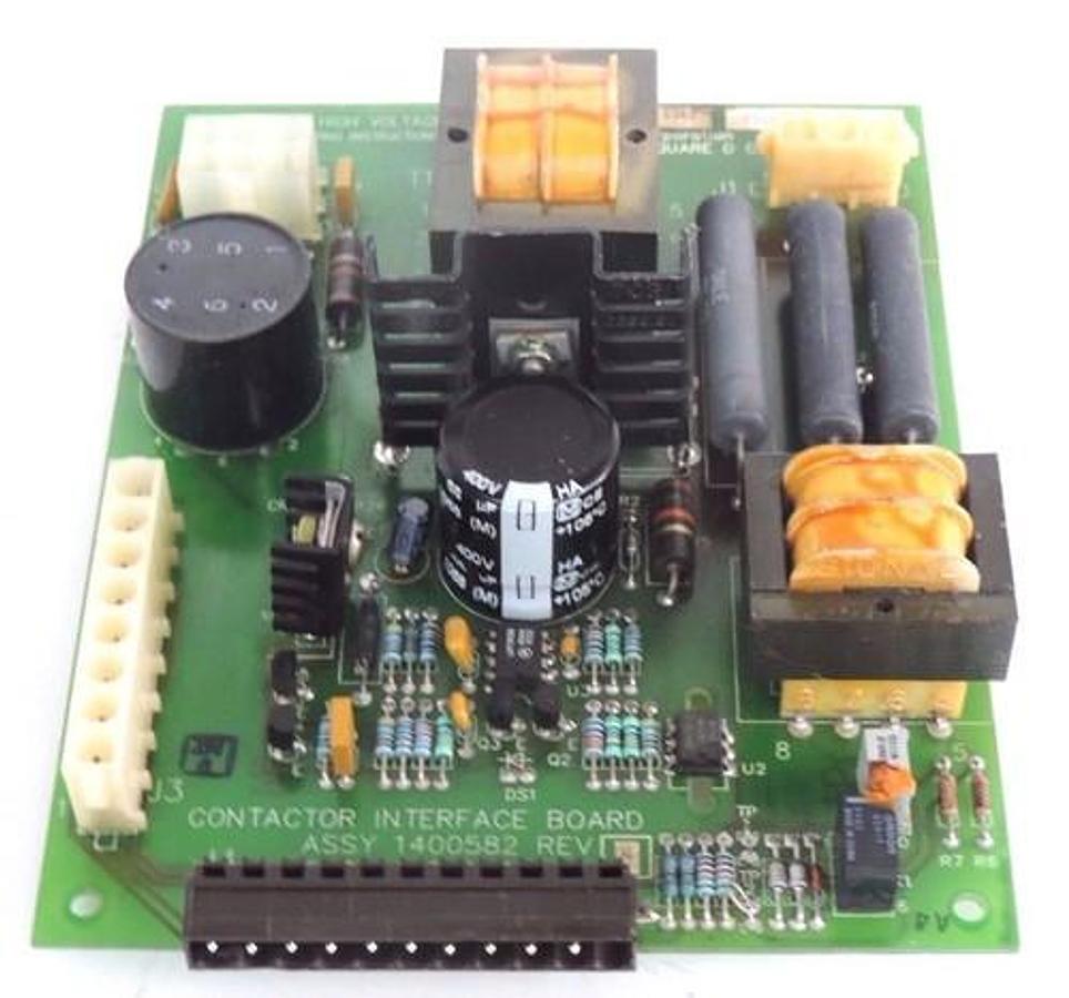 Used SQUARE D 1400582 CONTACTOR INTERFACE BOARD REV. H, FAB. 1300176