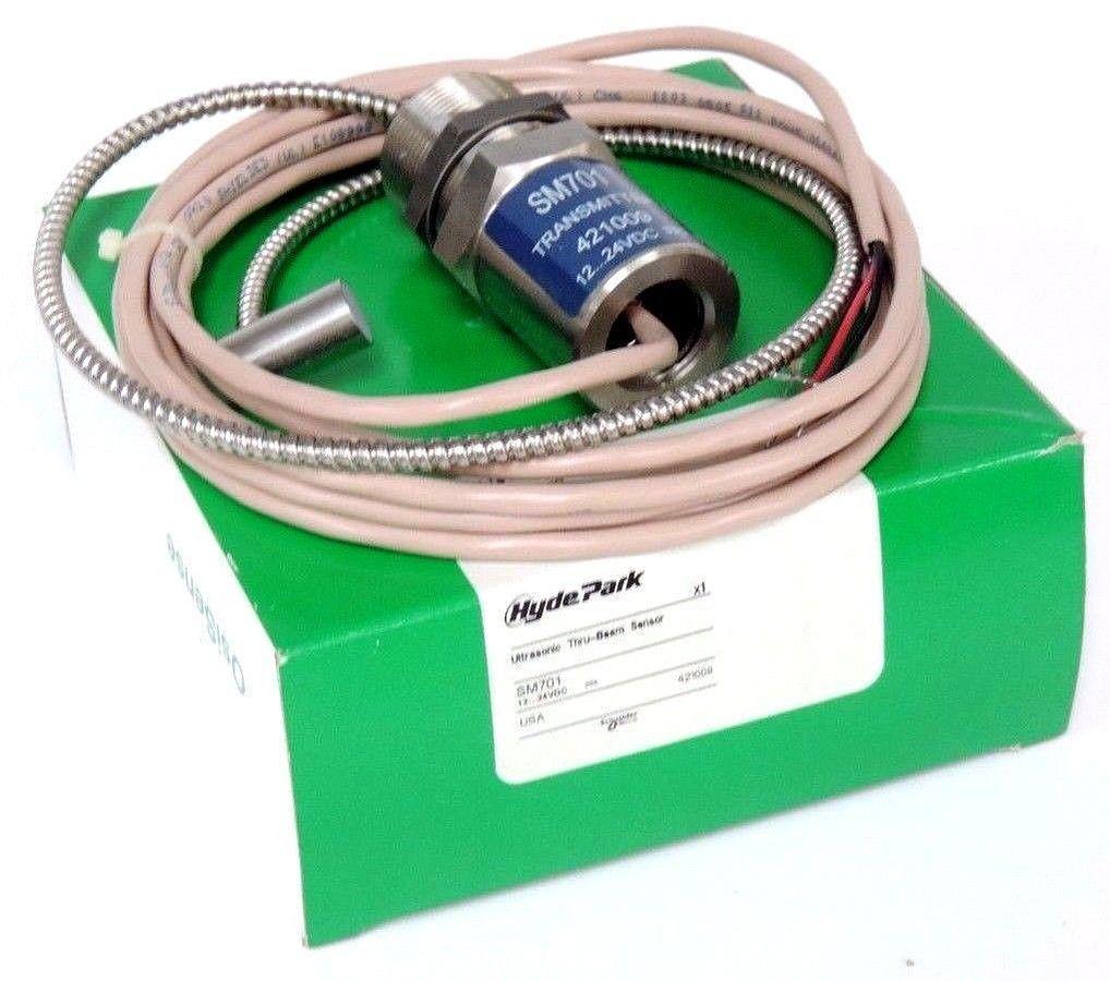 NIB GROUPE SCHNEIDER HYDE PARK SM701 UNTRASONIC THRU BEAM SENSOR TRANSMITTER