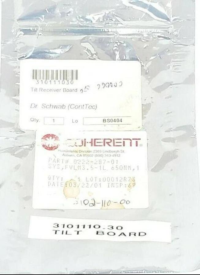 NEW CONTTEC 3102-110-00 TILT RECEIVER BOARD 2DDB-01