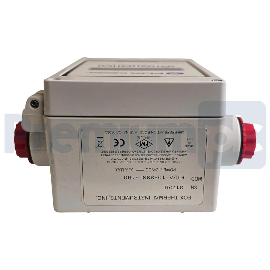 Used Fox Thermal FT2A Inline Thermal Gas Mass Flow Meter FT2A-10F-SS-ST-E1-B0 NSNP