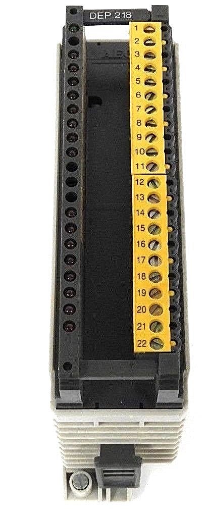 Used AEG MODICON DEP218 6728-042.276454 INPUT MODULE 16POINT, 115VAC
