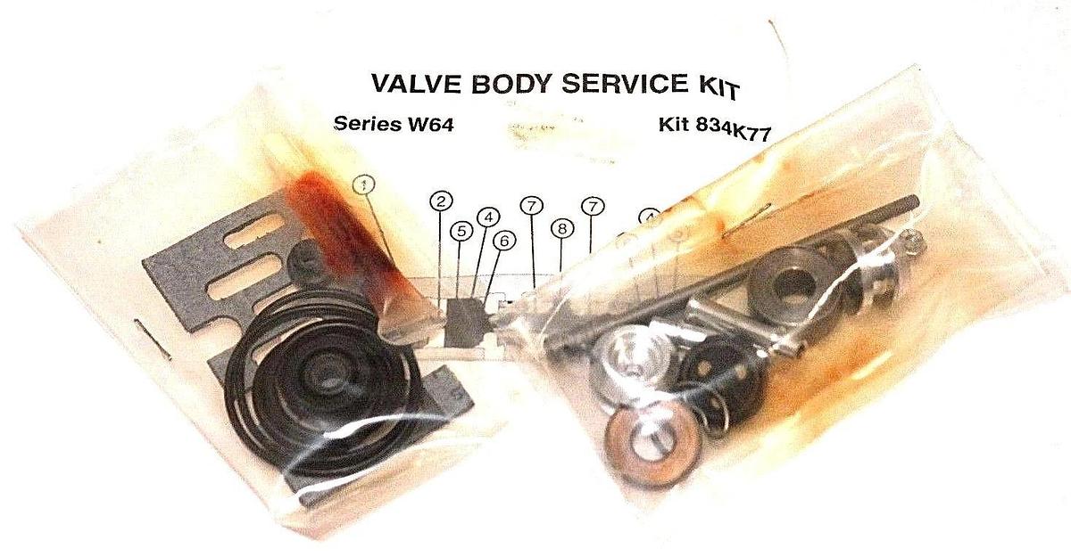 Used NEW ROSS CONTROLS 834K77 VALVE BODY SERVICE KIT SERIES W64