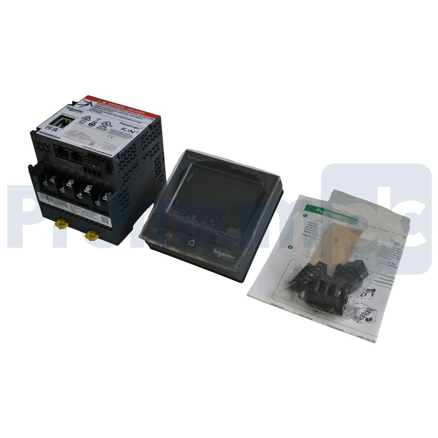 Used Schneider METSEPM8213 PowerLogic PM8000 Power Quality Meter w/METSEPM89RD96 NSNP
