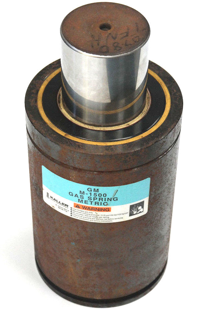 Used KALLER M-1500 GAS SPRING, METRIC, TU-7500-80, 150 BAR