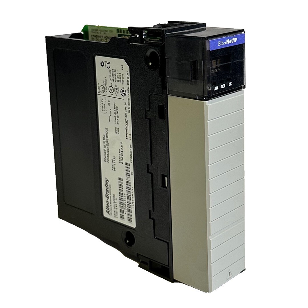 Used ALLEN BRADLEY 1756-ENBT /A ControlLogix EtherNet/IP 10/100Mb/s COMMS 1756ENBT