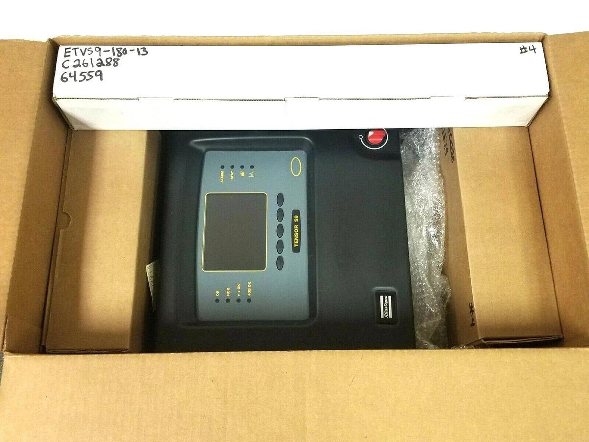 Used ATLAS COPCO PF3009-F-DN-HW TENSOR S9 W/ ETV S9-180-13-CTADS NUTRUNNER AND CABLES