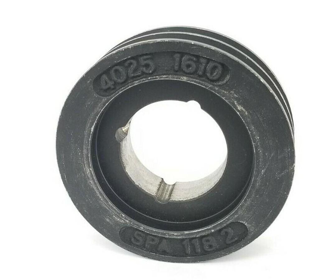 Used NEW GENERIC / CROSS MORSE SPA 118/2 PULLEY 2-GROOVE 2-1/4'' IN. ID 4-7/8'' IN.