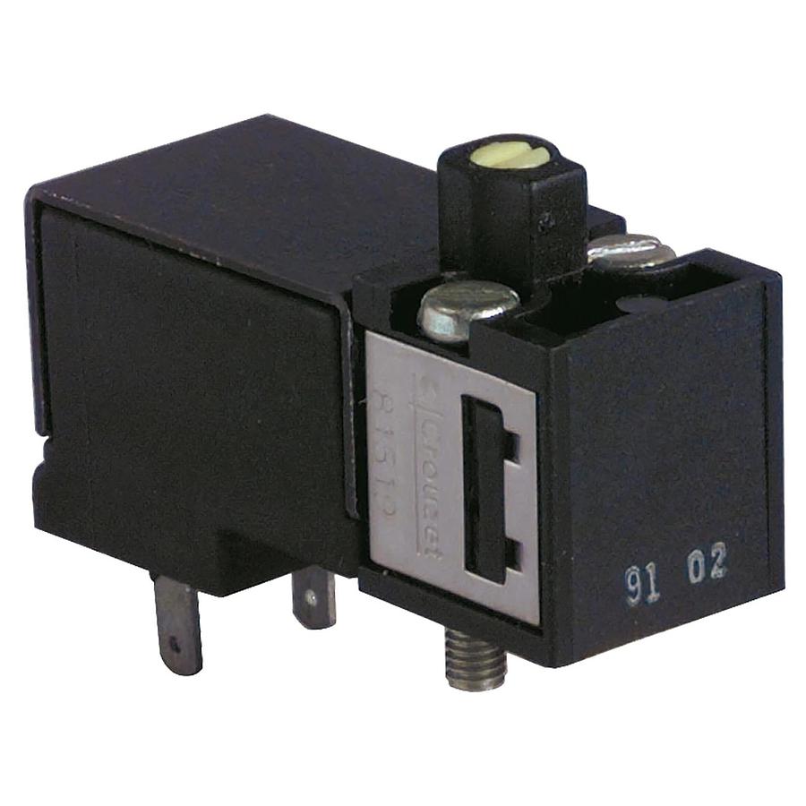 Used Crouzet 81519378 Solenoid Valve 3/2 NC 110VAC Pneumatic Control 12 NL/min NSFS
