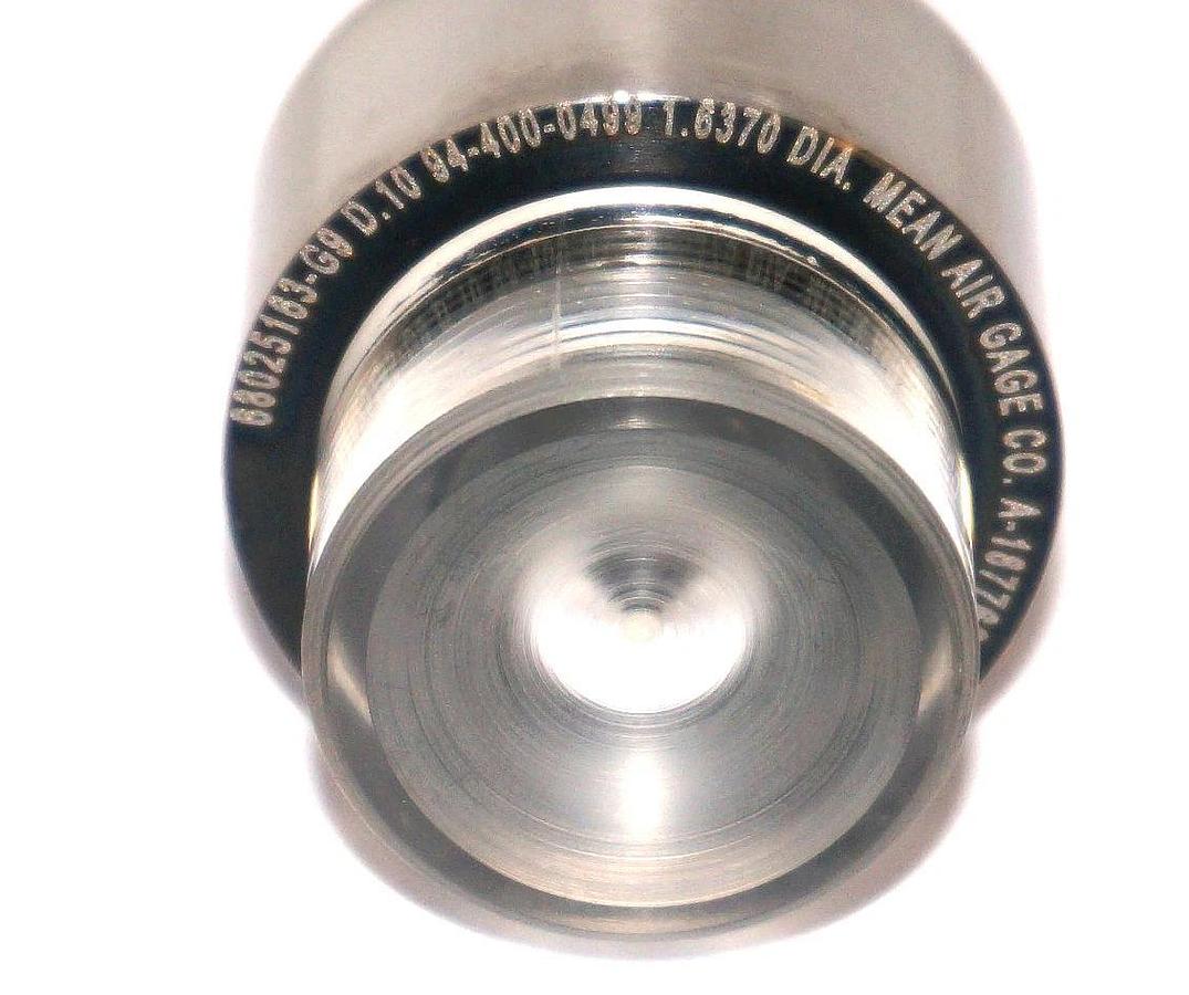 NEW MEAN AIR GAGE CO. 68025163-G9 PLUG GAGE 94-400-0499 1.6370 DIA. A-187762
