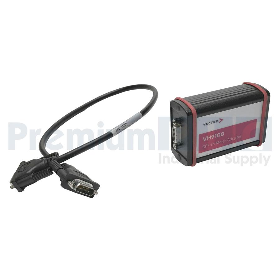 Used VECTOR VH9100 SFF TO MOLEX ADAPTER w/ 74576-0000 CABLE NSNP