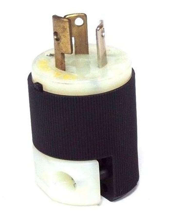 Used LOT OF 3 NIB HUBBELL HBL4770C TWIST LOCK PLUGS 15A 277V