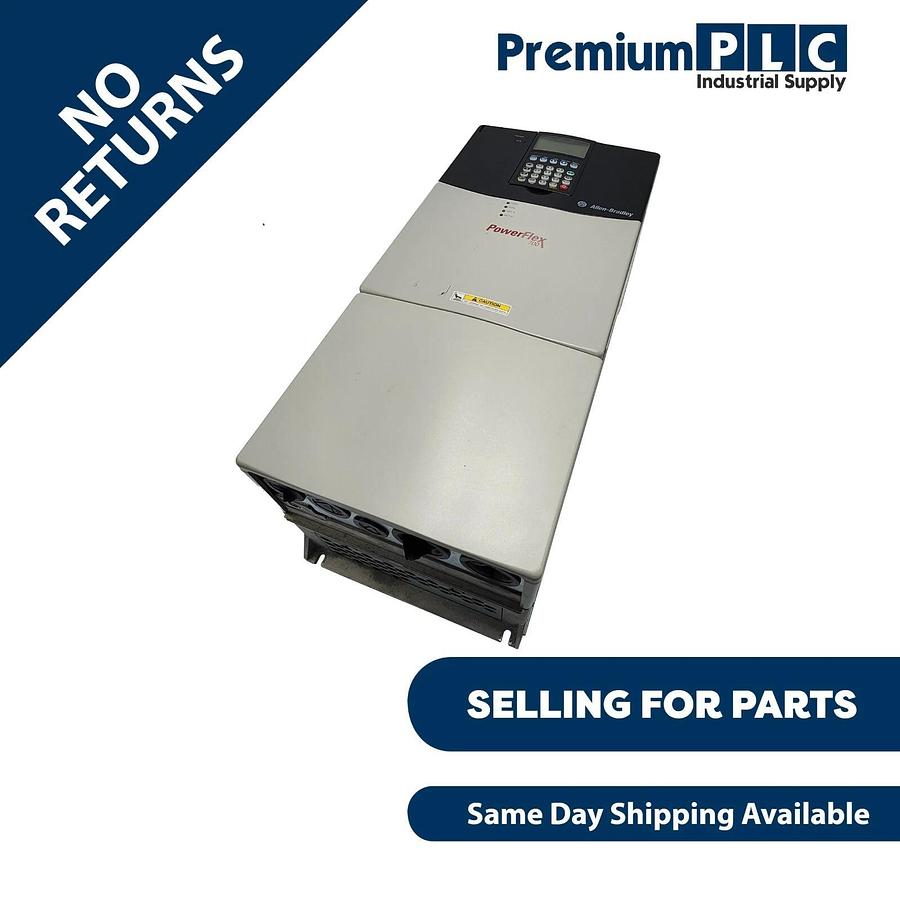 Used ALLEN BRADLEY 20BD052A0AYNAND0 /B POWERFLEX 700 AC DRIVE 40HP F/W V 10.002 820919021299