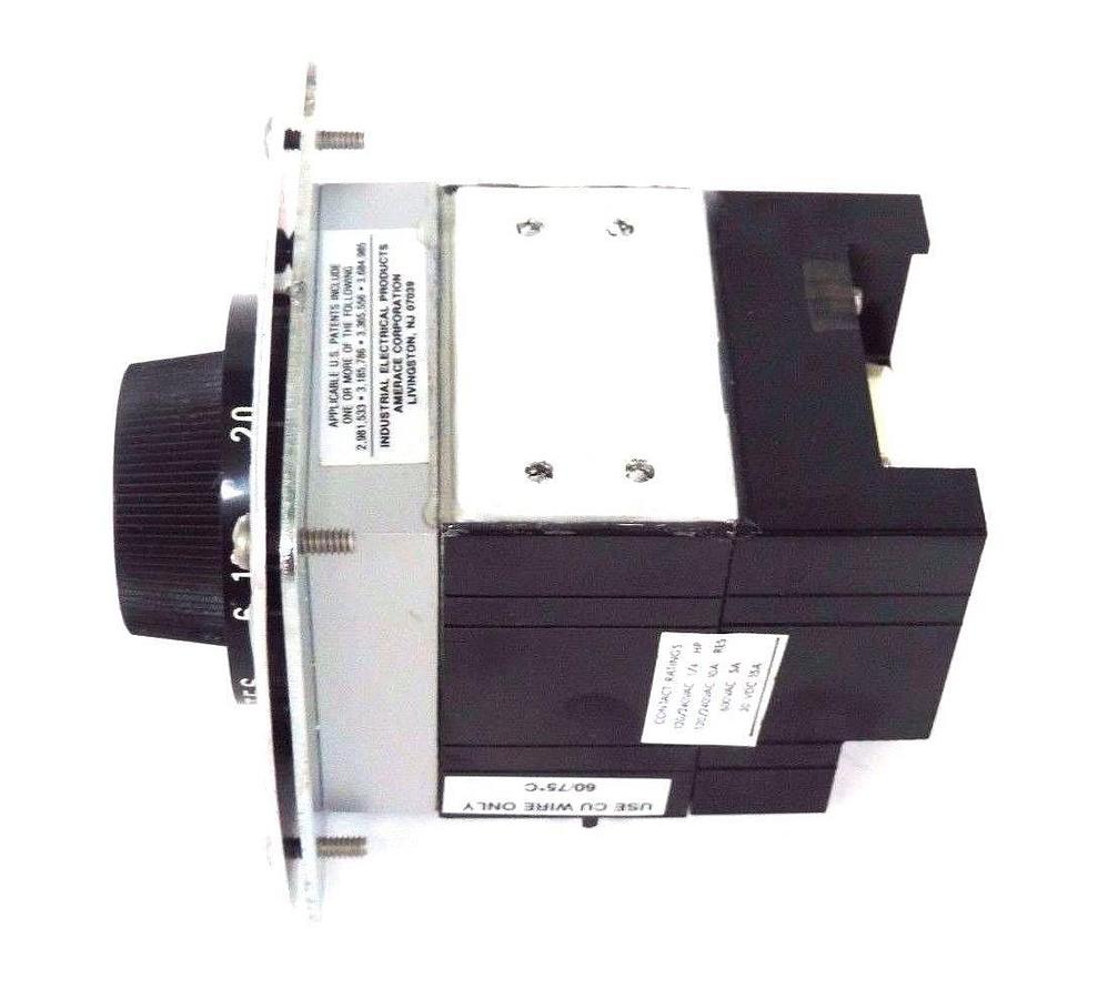 NEW AGASTAT 7012BIMX TIMING RELAY 6-60 MIN. 120/240VAC, COIL: 240V, 60HZ