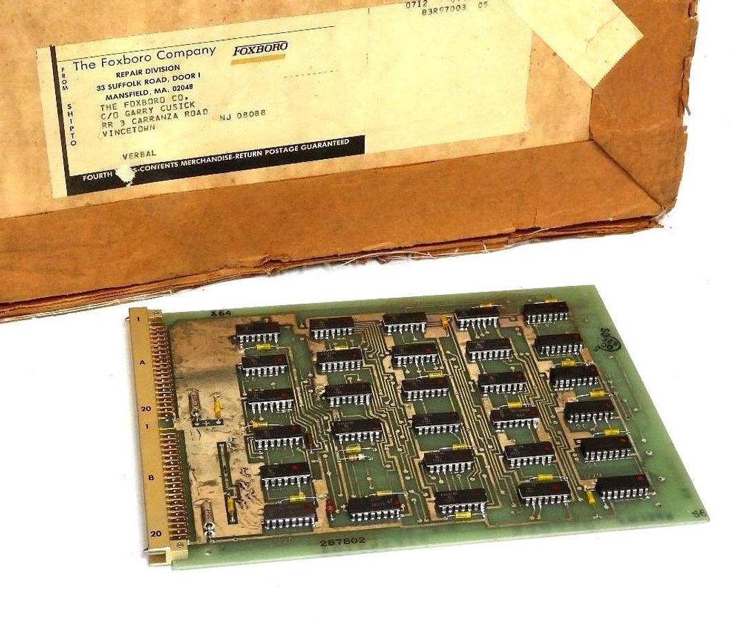 Refurbished REPAIRED INVENSYS / FOXBORO D3001YE PC BOARD