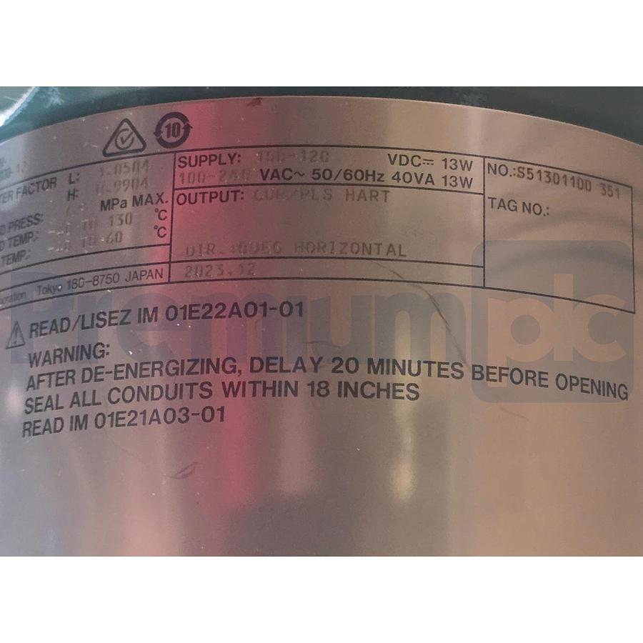 Used Yokogawa ADMAG AGX Magnetic Flowmeter AXG080-CAFF2PA1AH222B-1JA11/GRH/SCT/MC/L2
