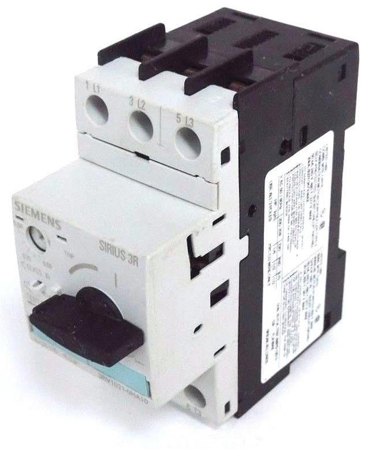 Used SIEMENS 3RV1021-0HA10 CIRCUIT BREAKER 3RV10210HA10