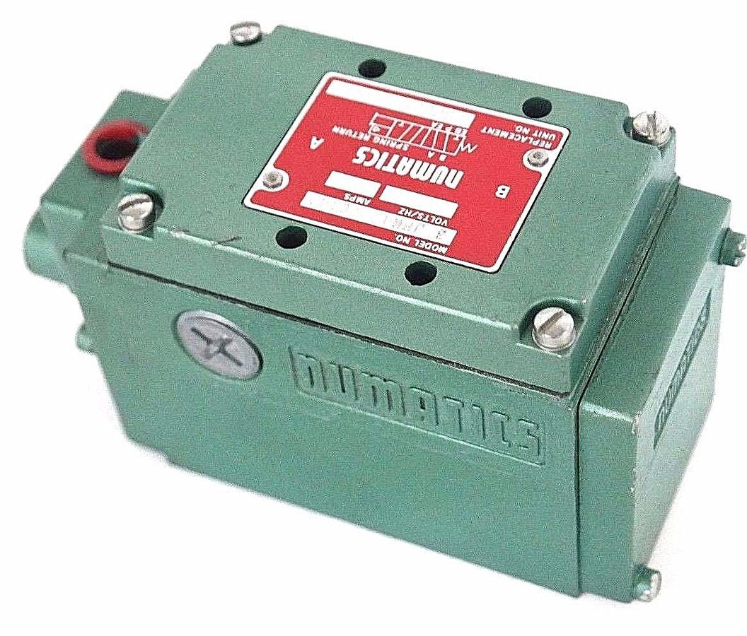 Used NEW NUMATICS 3JPR40014A SOLENOID VALVE REPLACEMENT UNIT NO. 33JPR4000014A