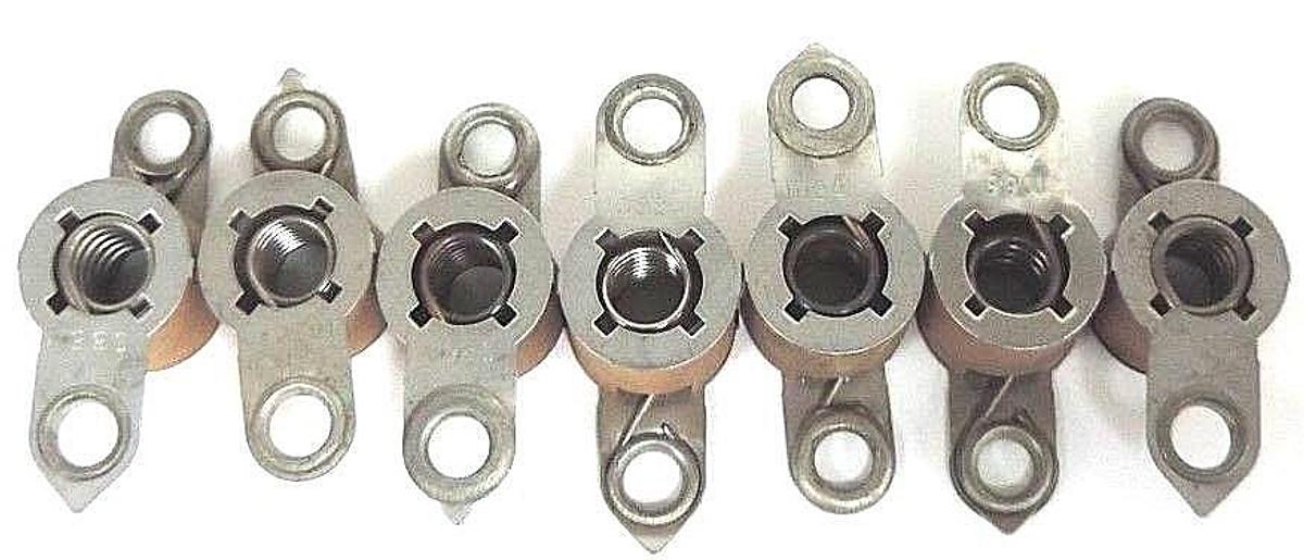 Used LOT OF 7 NEW CUTLER-HAMMER HEATER ELEMENTS H1022, H1024, H1066
