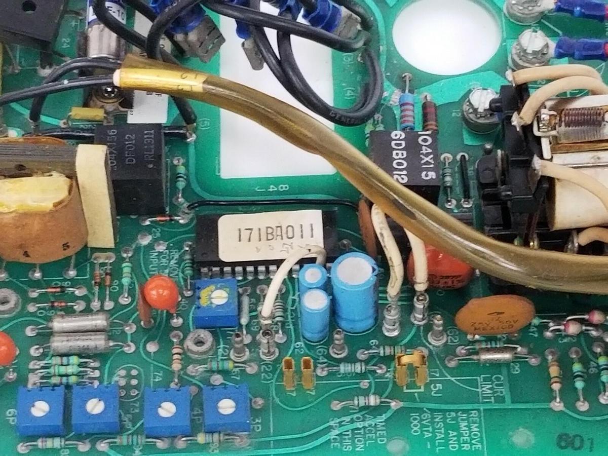 Used GENERAL ELECTRIC 193X643AFG222 STATOTROL II DRIVE CONTROL BOARD 193X643AFG