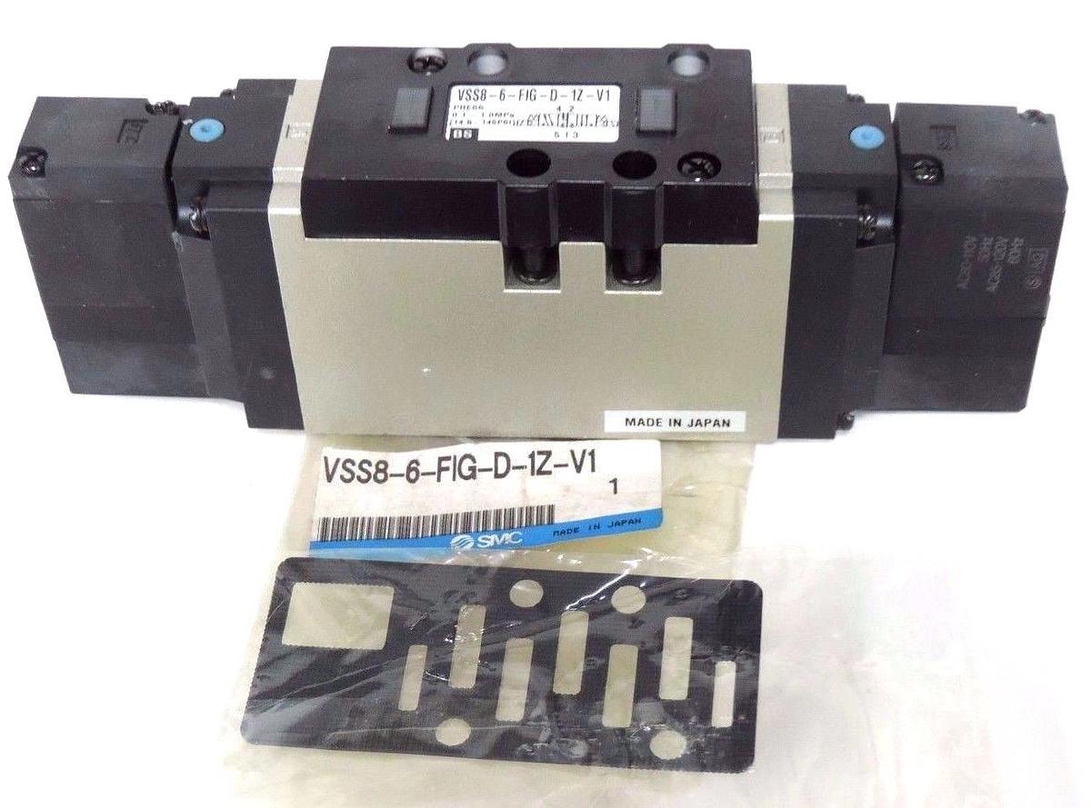 Used NEW SMC VSS8-6-FIG-D-1Z-V1 VALVE VSS86FIGD1ZV1, 0.1~1.0MPa