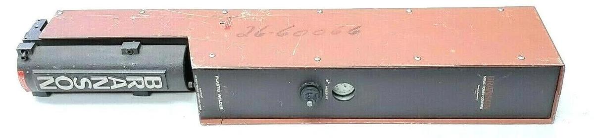 Used BRANSON 400 L-S ULTRASONIC PLASTIC WELDER 400-LS 400L-S 400LS, MODEL 2528