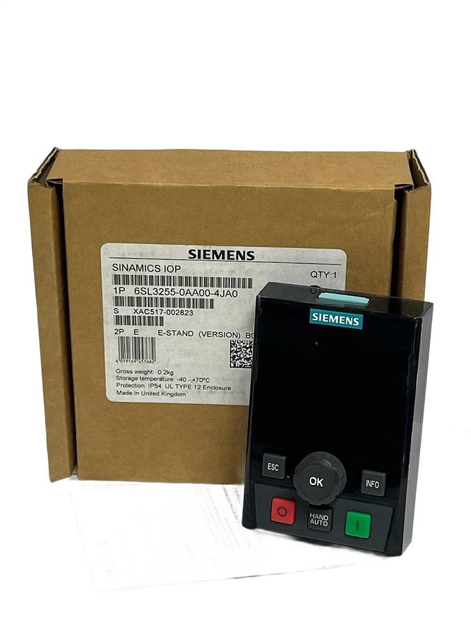 Siemens SINAMICS IOP 6SL3255-0AA00-4JA0 Intelligent Operator Panel - NEW Surplus