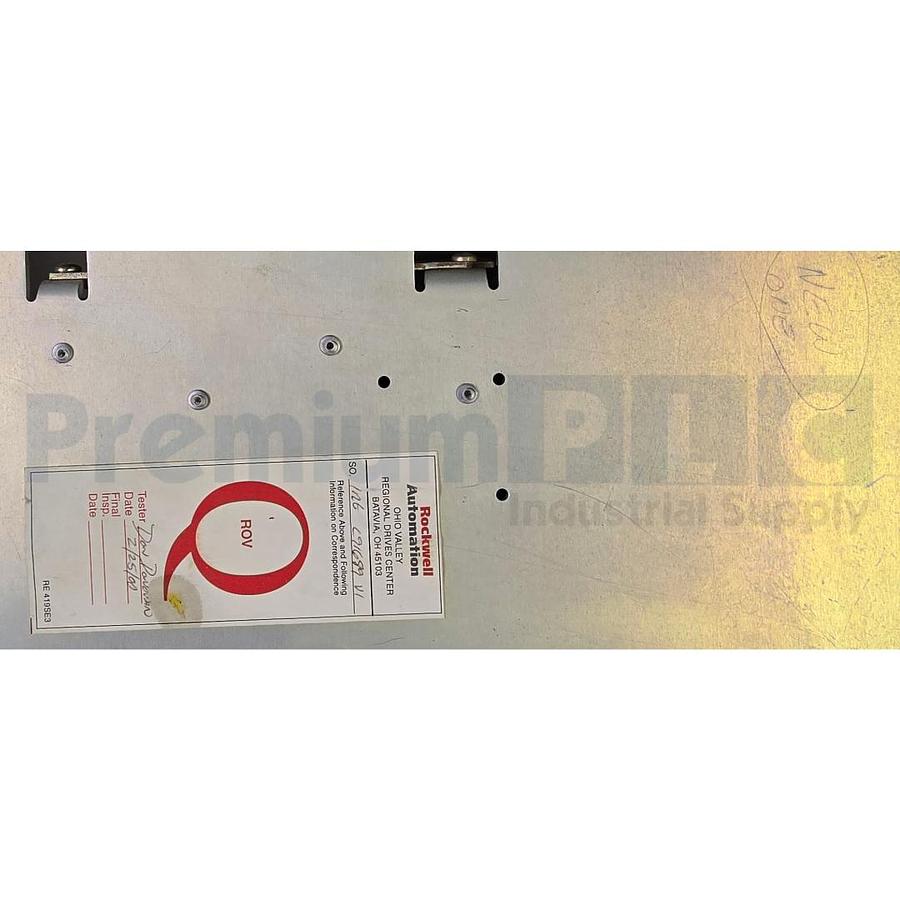 Used RELIANCE ELECTRIC 14C305 FLEXPAK PLUS VARIABLE SPEED DC DRIVE 40HP INPUT REP.