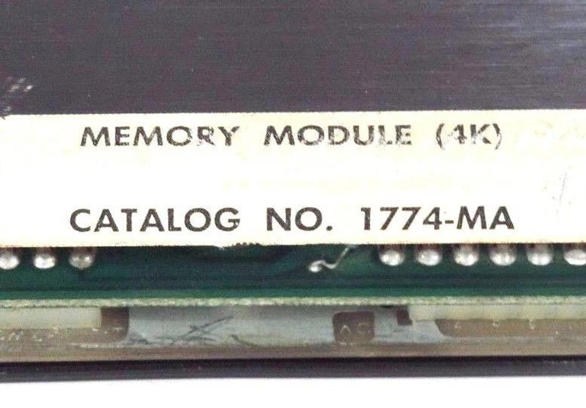 Used ALLEN BRADLEY 1774-MA 4K MEMORY MODULE 1774MA