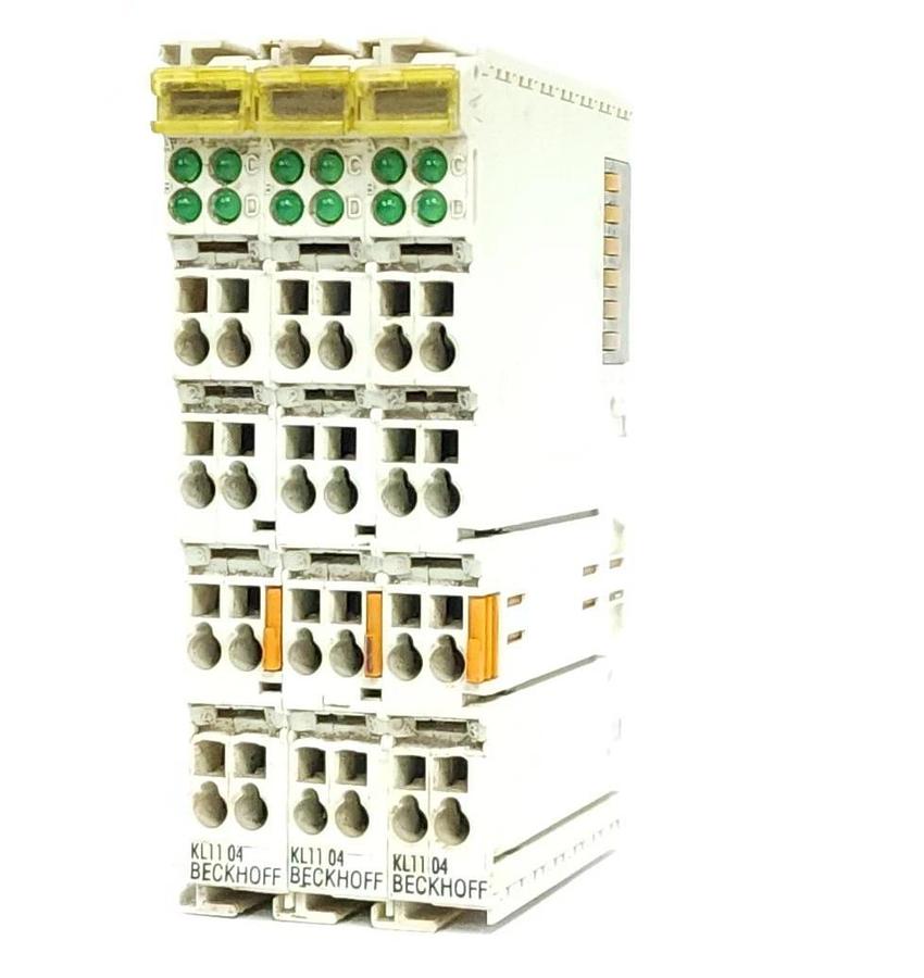 Used LOT OF 3 BECKHOFF KL1104 DIGITAL INPUT TERMINALS 4-CHANNEL 24 VDC