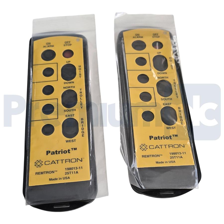 Used CATTRON 198013 Remtron Patriot Crane Control System 25R11A & (2) 25T11A NSMP