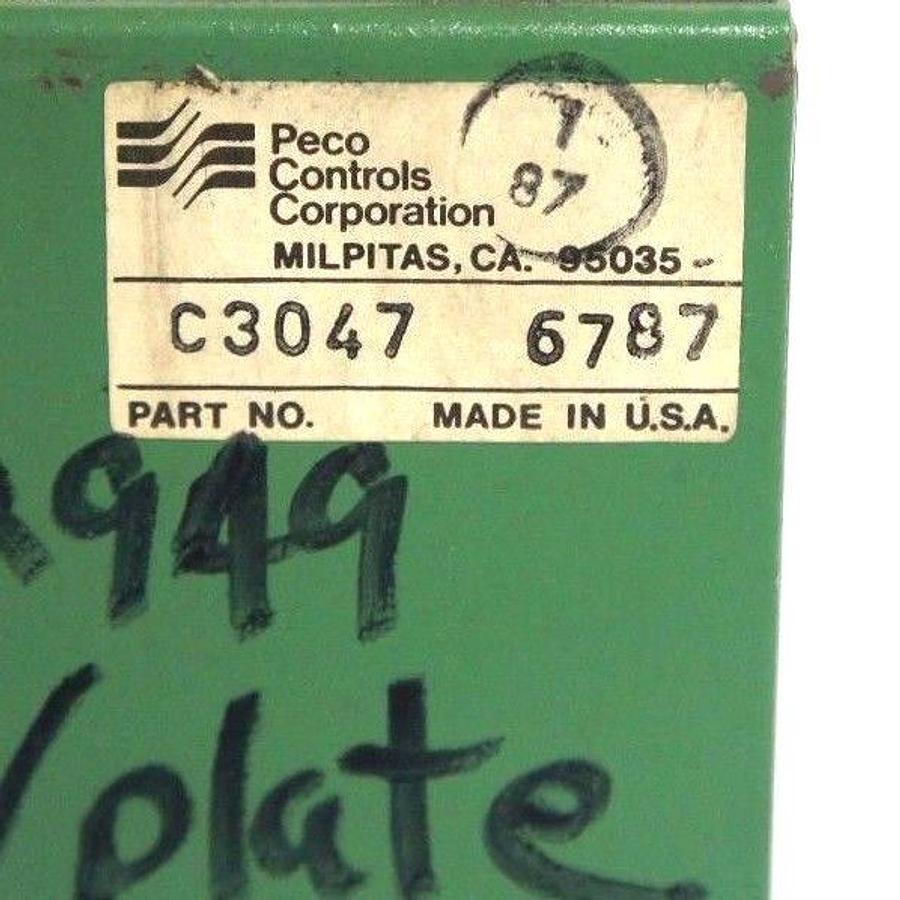 Used PECO MODEL FM DOUBLE SHEET DETECTOR MODULAR CONTROL P/N C3047 6787