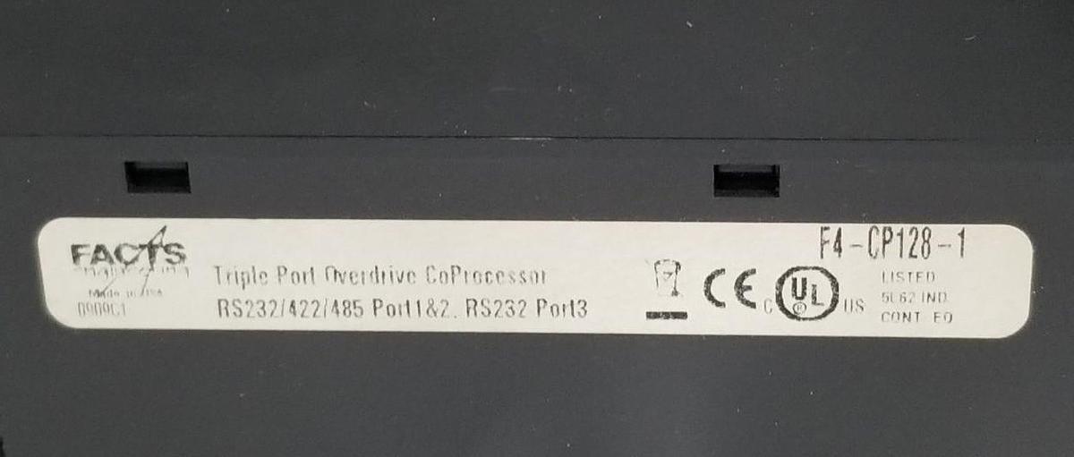 Used FACTS ENGINEERING F4-CP128-1 OVERDRIVE COPROCESSOR MODULE TRIPLE PORT F4CP1281