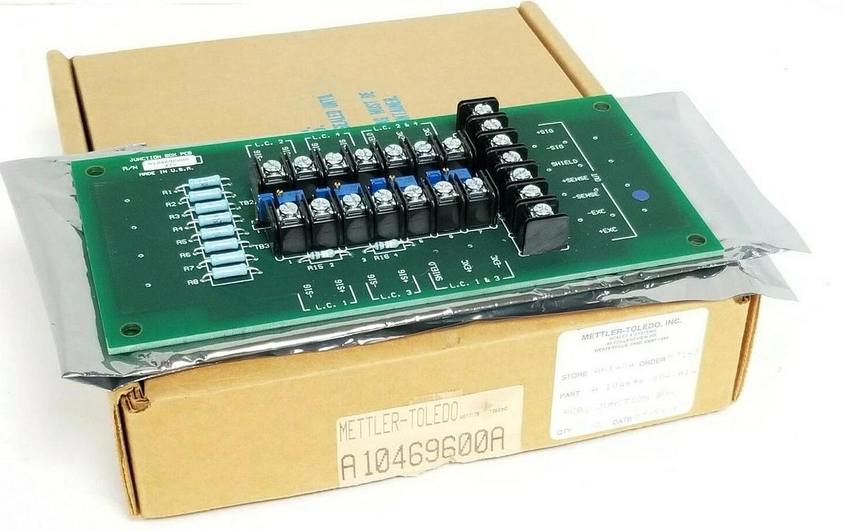 Used NIB METTLER-TOLEDO A10469600A JUNCTION BOX PCB A-104696-00A B104695-A