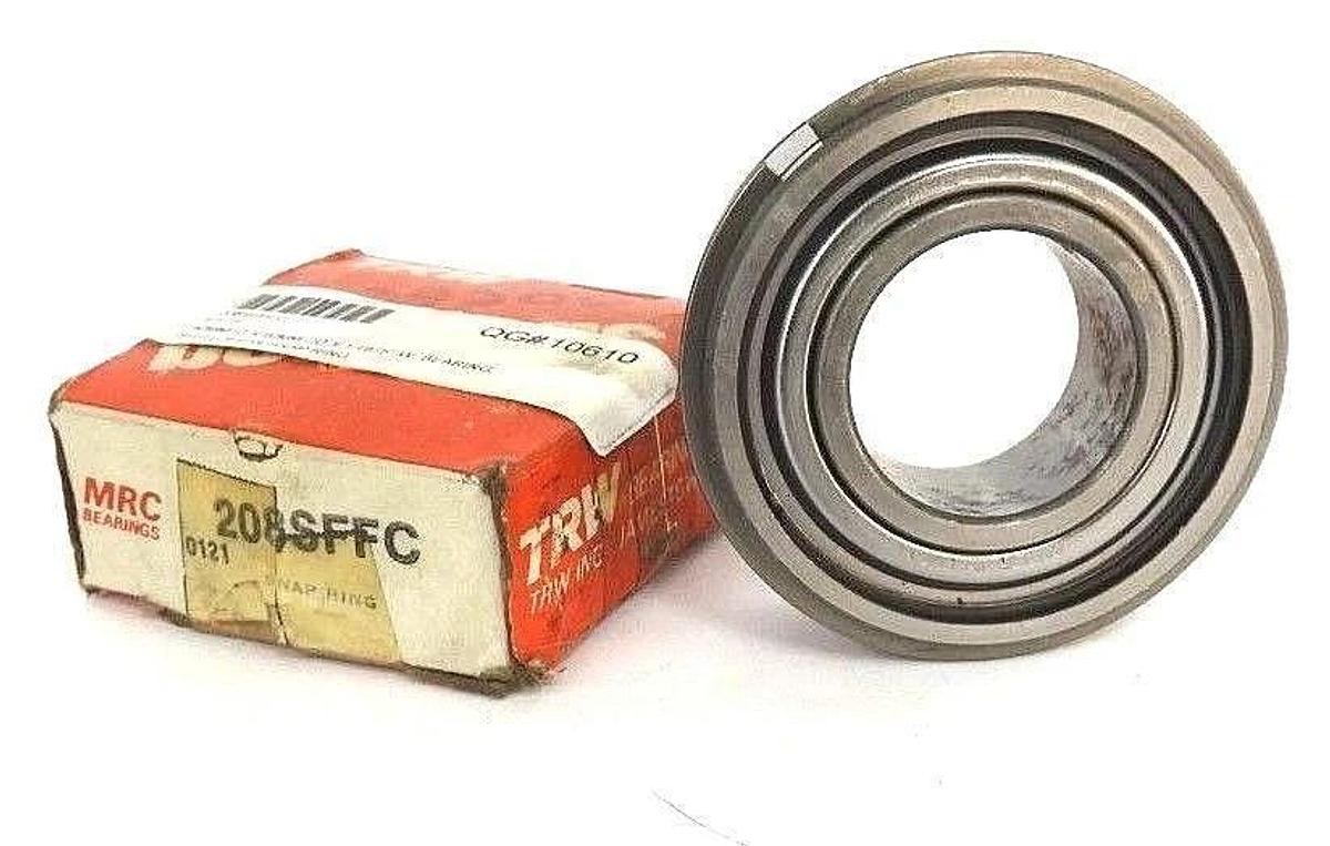 Used NIB MRC 208SFFC BEARING SHIELDED W/ SNAP RING 40MM ID X 80MM OD X 1.1875" W