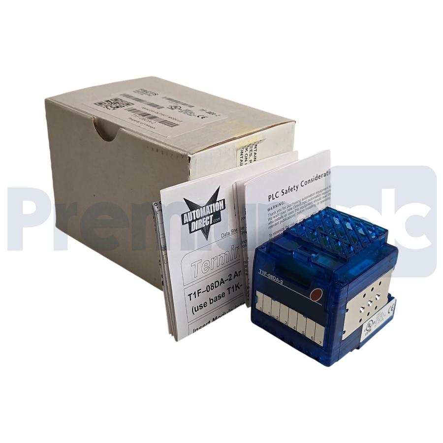 FACTS ENGINEERING T1F-08DA-2 TERMINATOR 8-CH ANALOG OUTPUT MODULE 24VDC NSMP