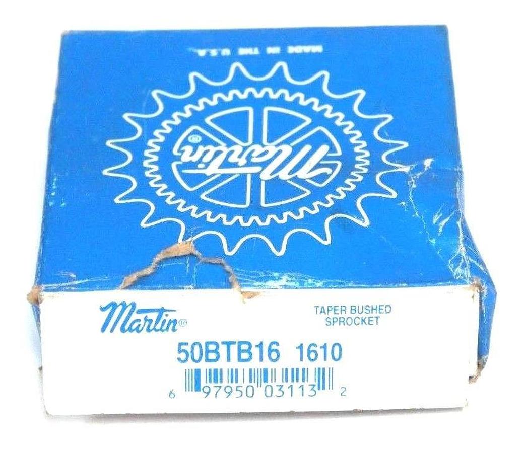 NIB MARTIN 50BTB16-1610 TAPERED BUSHED ROLLER SPROCKET 16 TEETH 50BTB161610