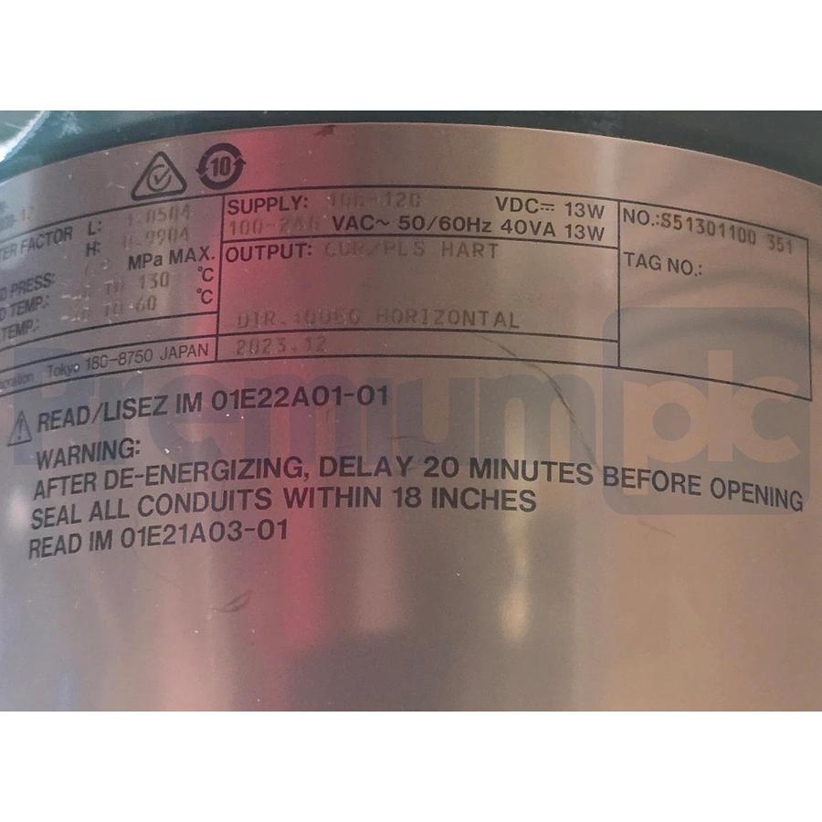 Yokogawa ADMAG AGX Magnetic Flowmeter AXG080-CAFF2PA1AH222B-1JA11/GRH/SCT/MC/L2