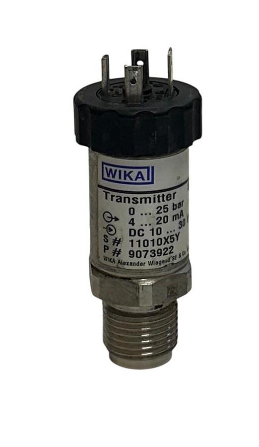 Used WIKA S-10 / 9073922 PRESSURE TRANSMITTER 10-30VDC 0-25BAR 4-20mA OEM USNP