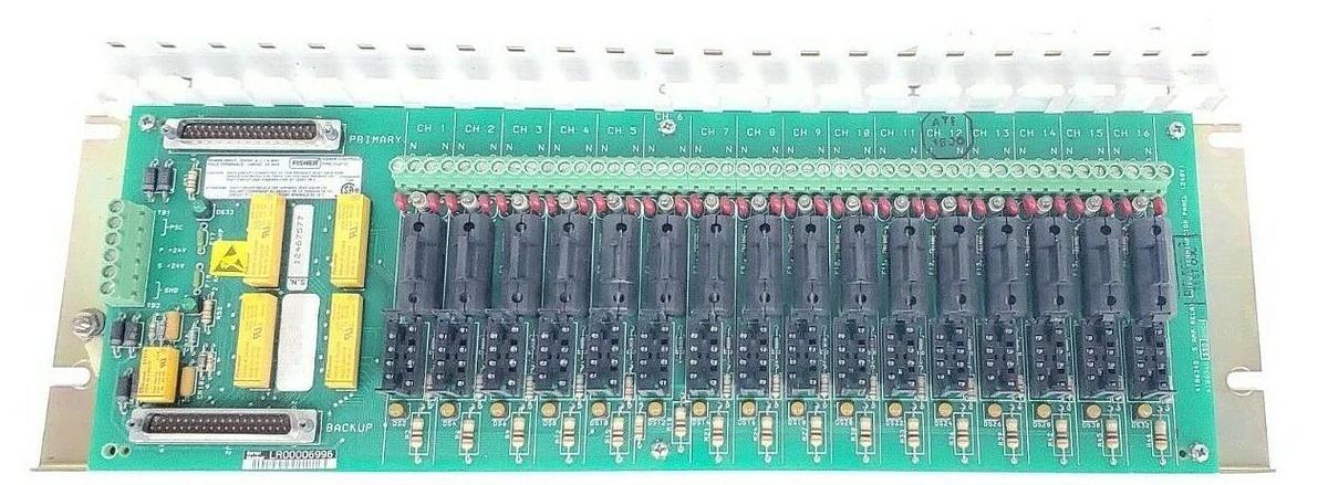 Used FISHER 41B7289X022-69 RELAY OUTPUT BOARD TYPE CL67741 CL6774X1-A2 (NO RELAYS)