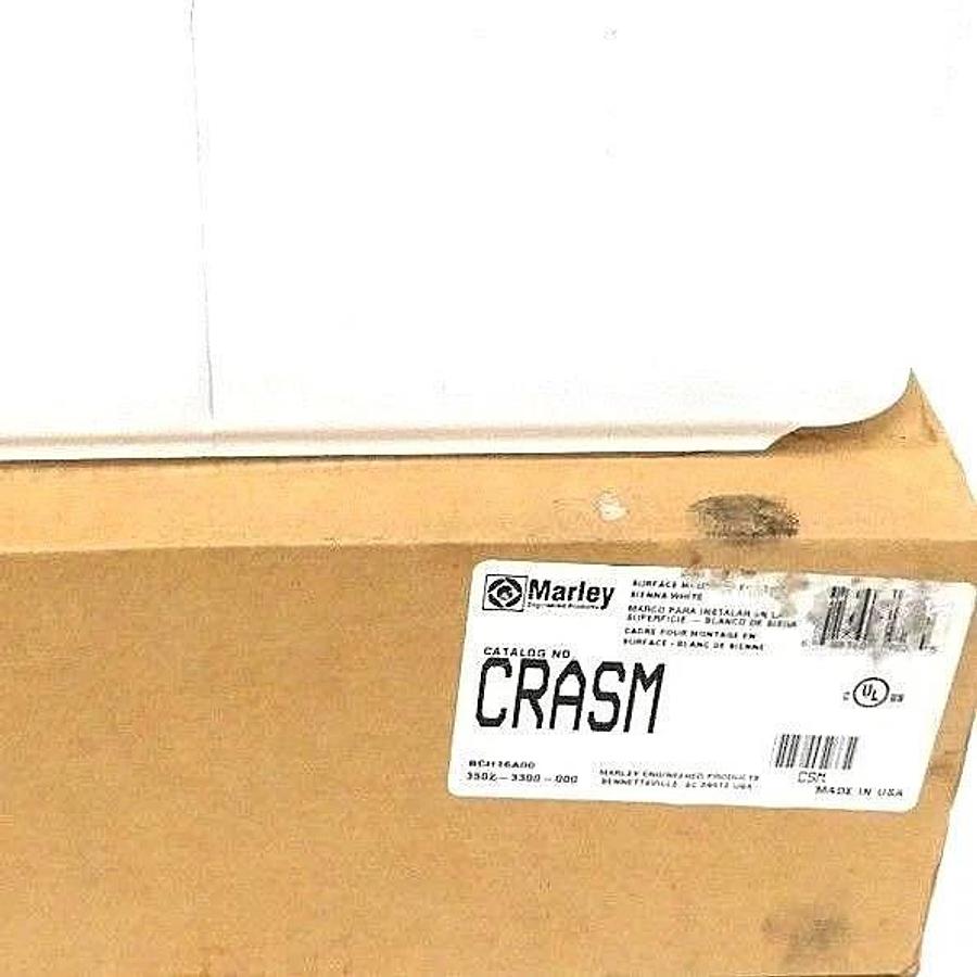 Used NIB MARLEY CRASM SURFACE MOUNTED FRAME SIENNA WHITE