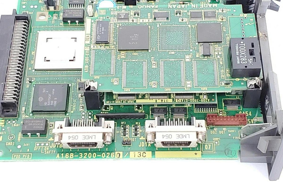 Used FANUC A16B-3200-0260/13C CPU MODULE A16B-3200-0260, A20B-3300-0393/02A