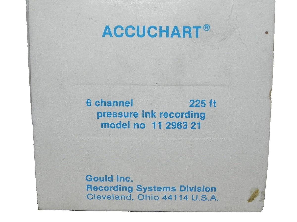 Used GCC GOULD 11 2963-21 ROLLED CHART PAPER NEW IN BOX